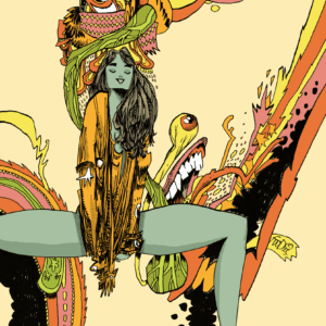 Juice Goddess – Limited Edition 12x16" Signed Print by Jim Mahfood